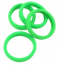 VLASY LYCRA, 4 KUSY - ZELENÁ FLUO