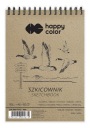 Skicár A6 90g biely Block Birds Happy color