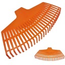 ZÁHRADNÉ HRABLE NA LÍSTIE trávy, VENTILÁTOR, 25 ZUBOV