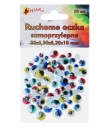 Farebné samolepiace pohyblivé očká 6, 8, 10 mm, 80 ks
