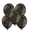 BALÓNY HALLOWEEN Netopiere 30cm pastelovo čierne