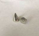 SPIKE SPIKE Čapy 9,5 mm so skrutkou, 10ks, nikl