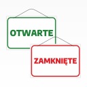 Laminovaný nápis A5 OTVORENÉ / ZATVORENÉ