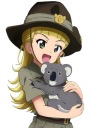 Anime GIRLS und PANZER plagát gup_022 A3 (vlastné)