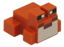 LEGO 3128pb01 Minecraft tmavooranžová žaba (1g)