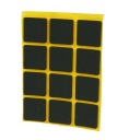 25 x 25 mm protišmykové, samolepiace podložky
