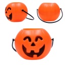 Oranžové vedierko na halloweensku mini tekvicu
