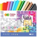 Podložka na kreslenie A4, farebné listy 15 farieb HAPPY