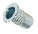 Nitovacia matica s drážkovaným nákružkom M6 x 15 mm