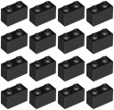 LEGO 3004 BRICK 1x2 čierna NOVINKA (12g) 16 ks.
