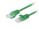 PATCHCORD CAT.6 UTP 0,25 m GREEN FLUKE PASSED LANBERG