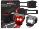 SET LED OSVETLENIA PRE BICYKEL PREDNÉ A ZADNÉ
