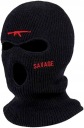 Čierna maska ​​Balaclava AK s tepelnými otvormi na motorku