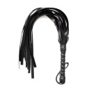 KNÚT 42 cm - čierny KOŽENÝ BIČ SEX FOG