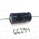 Elektrolytový kondenzátor 220uF 16V 9x19 axiálny