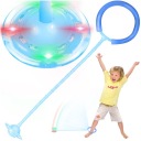 HULA HOP HULA HOP ŠVIHADLO NA NOHÁCH LED SVIETIACI HULA HOOP PRSTEŇ PRE DETI
