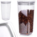 Kuchynská nádoba na sypké produkty, potraviny, kávu, cukor, soľ, cestoviny, 1,7L