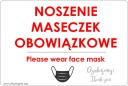 ZNAK POTREBNÝ NA NOSENIE MASKY maska ​​A5