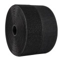 LuxTextil VELCRO PÁSKA SILNÁ NA ŠITIE 25 mm SADA 2 STRAN ČIERNA 1 meter