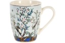 Porcelánový hrnček 320 ml vtáčia modrá