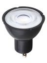 GU10 7W čierna LED žiarovka, 500lm, neutrálna farba