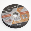 10 kotúčov na rezanie kovu INOX 115 x 22,2 x 1,0 mm