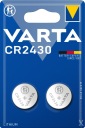2x VARTA CR2430 TLAČIDLÁ BATÉRIA CR 2430 LITHIUM 3V