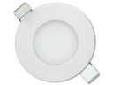 Plochý SLIM LED 3W panel so studenou farbou pre zavesený strop