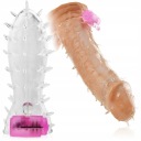 MÄKKÝ GÉL VIBRAČNÁ ČIAPKA NA PENIS