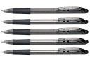 PENTEL WOW 0,7 automatické guľôčkové pero čierne 5 ks.