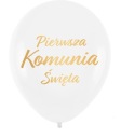 Balóniky na prijímanie biele zlato Prvé sväté prijímanie