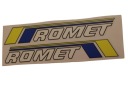 NÁLEPKY ROMET NÁLEPKA ROMETA OGAR 200 205 MOTOROVÝ BICYKEL NA NÁDRŽ 2 KS