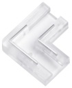 Konektor pre COB LED pásiky 8mm uhlový neónový konektor