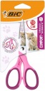 BIC COMFORT DECOR GUMOVÉ ŠKOLSKÉ NOŽNICE 13CM RUŽOVÉ, BEZPEČNÉ PRE DETI