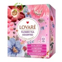 Darčeková súprava kvetinových čajov Lovare Assorted Flower, 4 príchute, 32 vrecúšok