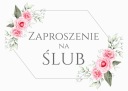 SVADOBNÉ POZVÁNKA NA SVADBU V KVETNOM RUŽOVOM LESE