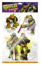 KONVEXNÉ NÁLEPKY NA STENU pre deti Dekorácia TEENAGE NINJA TURTLES