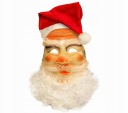 Maska svätého Santa Claus brada Santa klobúk Outfit