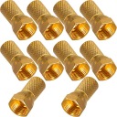 F ZÁSTRČKA PRE CU GOLD FKA VAYOX KOAXIÁLNY ANTÉNNY KÁBEL 6,8 mm - 10 KS