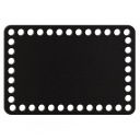 čierny základný košík dno 13x19cm HDF obdĺžnik
