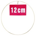 ZLATÝ prsteň/ráfik na lapače snov a makramé 12 cm