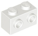 LEGO 11211 BRICK 1x2 2 kolíky biele NOVINKA (1g)