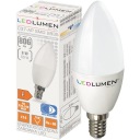 E14 LED SVIEČKOVÁ žiarovka 8W=60W 806lm Úspora energie Bez blikania 4000K