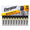 10 x priemyselné alkalické batérie AA R6 Energizer