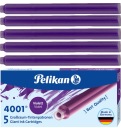 PELIKAN NÁPLŇKY PER DLHÉ 5 ks GTP/5 FIALOVÁ