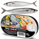 Filety z makrely v paradajkovej omáčke Filety z makrely v paradajke 170g KIER