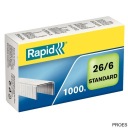 Rapid Standard 26/6 1M sponky, 1000 ks, 2486130