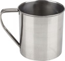 Nerezový hrnček - turistický - kempingový - Ø 10 cm - 0,625 L