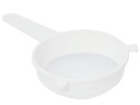 Plastové sitko, sitko, cedník s rukoväťou, 12 cm