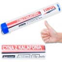 SPÁJKA CÍNOVÉHO SPÁJKY S FLUXOM 1 MM PROFESIONÁLNA SILNÁ ROSINO